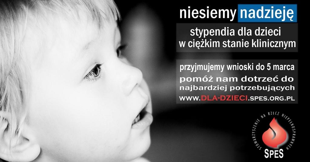 Grafika: Stypendium Stowarzyszenia SPES
