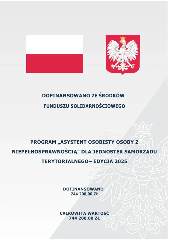 Grafika: Asystent osobisty osoby niepełnosprawnej Edycja 2025
